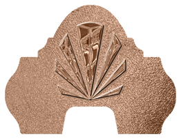 DARAY-L-602-BZ-SH-BZ Bronze Sunburst Shimmer Bronze